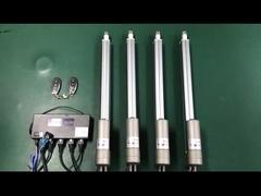 12V 24VDC Hall Effect Linear Actuator Dalam 100% Sinkron Di Bawah Segala Situasi Pengontrol