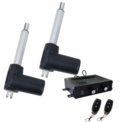 Kit Kontrol Aktuator Elektrik 12VDC dengan Kecepatan yang Dapat Disesuaikan 6000N dengan Remote Control Nirkabel