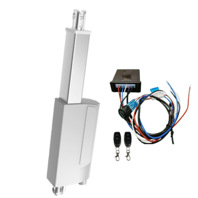 12V 24V DC Drive Slim Electric Linear Actuator 1500N Sensor Hall Umpan Balik IP66